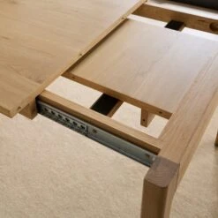 Elements Holmes 6-8 Seater Extendable Dining Table, Modern Oak -Dunelm 30893323 alt06