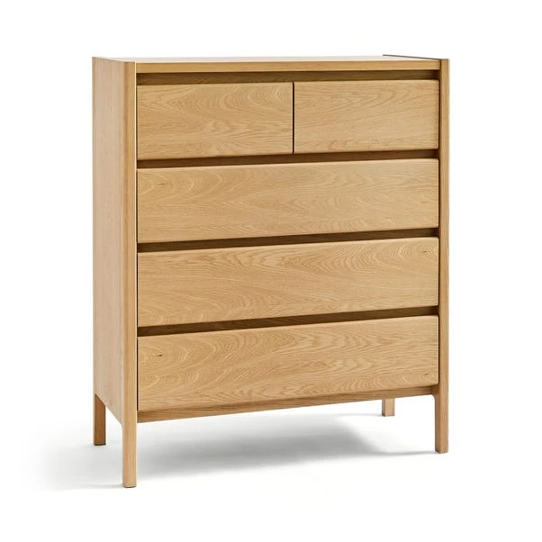 Elements Holmes 5 Drawer Chest, Oak 6 Elements Holmes 5 Drawer Chest, Oak - Image 6