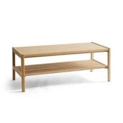 Elements Holmes Rectangular Coffee Table, Oak -Dunelm 30893744 alt04