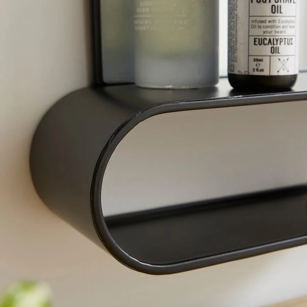 Elements Squoval Wall Mirror With Curling Shelf 8 Elements Squoval Wall Mirror With Curling Shelf - Image 8