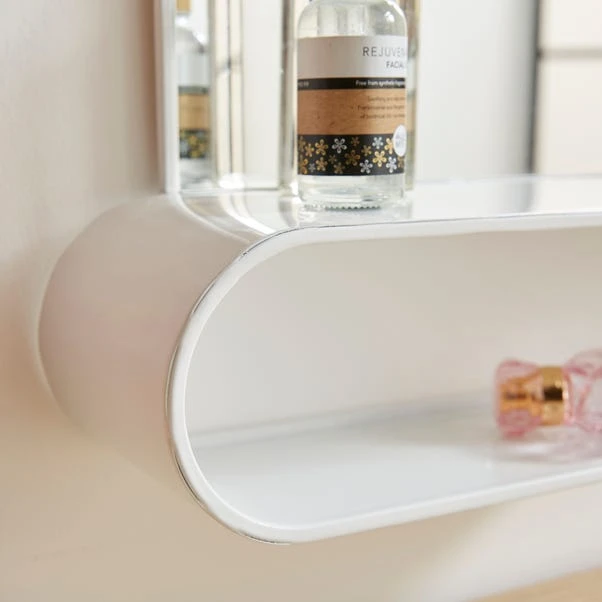 Elements Squoval Wall Mirror With Curling Shelf 5 Elements Squoval Wall Mirror With Curling Shelf - Image 5