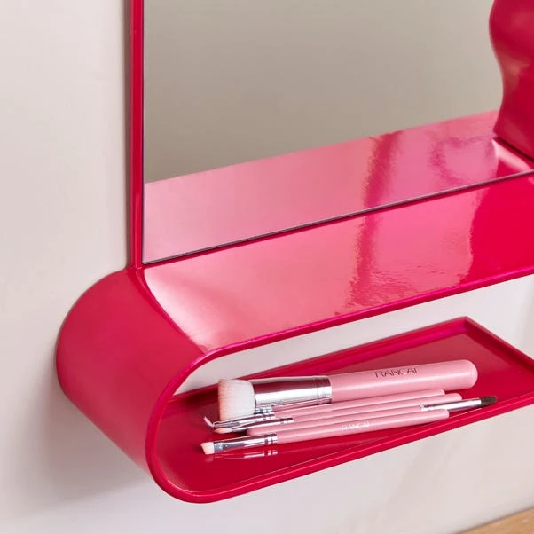 Elements Squoval Wall Mirror With Curling Shelf 2 Elements Squoval Wall Mirror With Curling Shelf - Image 2