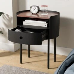 Elements Griffin Compact Bedside Table -Dunelm 30894111 alt01