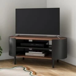 Elements Griffin Compact Corner TV Unit For TVs Up To 42" 35 Elements Griffin Compact Corner TV Unit For TVs Up To 42" -Dunelm 30894128 alt01