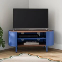 Elements Griffin Compact Corner TV Unit For TVs Up To 42" 27 Elements Griffin Compact Corner TV Unit For TVs Up To 42" -Dunelm 30894172