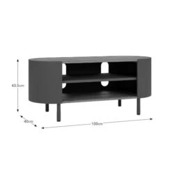 Elements Griffin Compact Corner TV Unit For TVs Up To 42" 33 Elements Griffin Compact Corner TV Unit For TVs Up To 42" -Dunelm 30894172 alt09