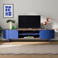 Elements Griffin Extra Wide TV Unit For TVs Up To 80" 27 Elements Griffin Extra Wide TV Unit For TVs Up To 80" -Dunelm 30894173