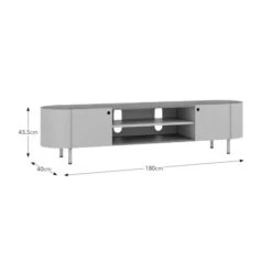 Elements Griffin Extra Wide TV Unit For TVs Up To 80" 26 Elements Griffin Extra Wide TV Unit For TVs Up To 80" -Dunelm 30894176 alt09