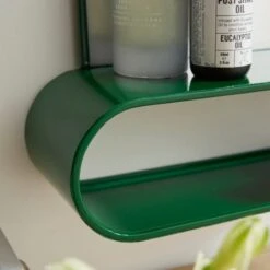 Elements Squoval Wall Mirror With Curling Shelf 28 Elements Squoval Wall Mirror With Curling Shelf -Dunelm 30894689 alt01