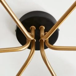 Elements Lyon 6 Light Semi Flush Ceiling Light 8 Elements Lyon 6 Light Semi Flush Ceiling Light -Dunelm 30894868 alt02