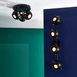 Elements Olympya 3 Light Adjustable Semi Flush Spotlight 13 Elements Olympya 3 Light Adjustable Semi Flush Spotlight -Dunelm 30894869 alt09