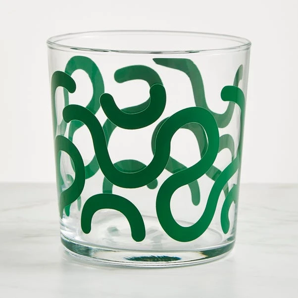 Elements Wigley Green Patterned Tumbler 1 Elements Wigley Green Patterned Tumbler