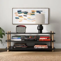 Elements Miller Small TV Unit For TVs Up To 38" 30 Elements Miller Small TV Unit For TVs Up To 38" -Dunelm 30895132 alt02