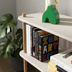 Elements Miller Low Bookcase, Stone 10 Elements Miller Low Bookcase, Stone -Dunelm 30895134 alt03