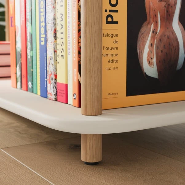 Elements Miller Low Bookcase, Stone 5 Elements Miller Low Bookcase, Stone - Image 5