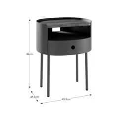 Elements Griffin Compact Bedside Table -Dunelm 30895492 alt09