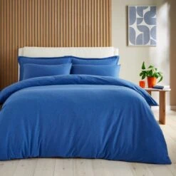 Elements Cotton Jersey Plain Duvet Cover & Pillowcase Set​ -Dunelm 30896631