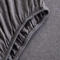 Elements Cotton Jersey Plain Fitted Sheet 23 Elements Cotton Jersey Plain Fitted Sheet -Dunelm 30896655 alt05