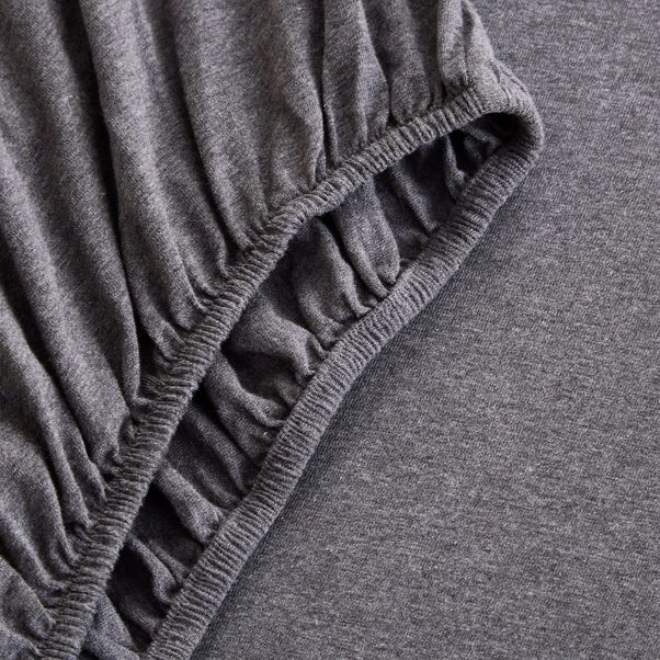 Elements Cotton Jersey Plain Fitted Sheet 4 Elements Cotton Jersey Plain Fitted Sheet - Image 4