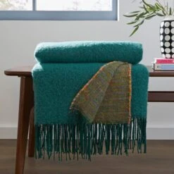 Elements Clarke Mohair Throw 130x180cm -Dunelm 30898321