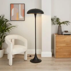 Elements Lennon 2 Light Floor Lamp 18 Elements Lennon 2 Light Floor Lamp -Dunelm 30898650