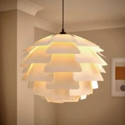Elements Kerr Easy Fit Pendant Shade 21 Elements Kerr Easy Fit Pendant Shade -Dunelm 30898656 alt01