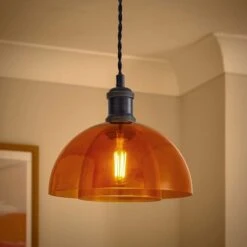 Elements Munro Easy Fit Pendant Shade 21 Elements Munro Easy Fit Pendant Shade -Dunelm 30898661 alt01