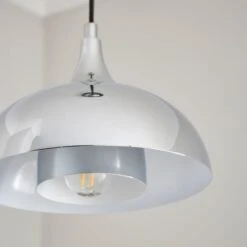 Elements Lennon 2 Tier Dome Mini Pendant Light 20 Elements Lennon 2 Tier Dome Mini Pendant Light -Dunelm 30898668 alt02