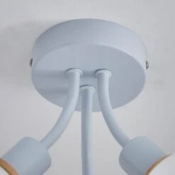 Elements Bailey 3 Light Semi Flush Ceiling Light 20 Elements Bailey 3 Light Semi Flush Ceiling Light -Dunelm 30898688 alt02