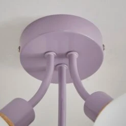 Elements Bailey 3 Light Semi Flush Ceiling Light 14 Elements Bailey 3 Light Semi Flush Ceiling Light -Dunelm 30898689 alt02