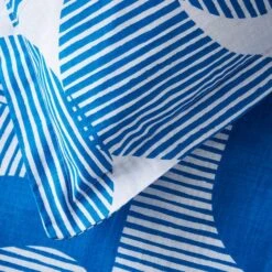 Elements Ezra Blue Oxford Pillowcase 5 Elements Ezra Blue Oxford Pillowcase -Dunelm 30902251 alt04