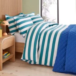 Elements Bold Stripe Cotton Duvet Cover And Pillowcase Set 35 Elements Bold Stripe Cotton Duvet Cover And Pillowcase Set -Dunelm 30902545 alt06