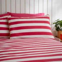 Elements Bold Stripe Cotton Duvet Cover And Pillowcase Set 25 Elements Bold Stripe Cotton Duvet Cover And Pillowcase Set -Dunelm 30902579 alt01