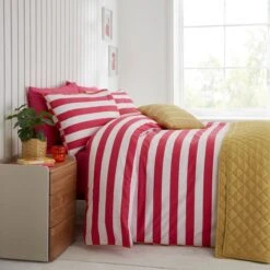 Elements Bold Stripe Cotton Duvet Cover And Pillowcase Set 27 Elements Bold Stripe Cotton Duvet Cover And Pillowcase Set -Dunelm 30902579 alt06