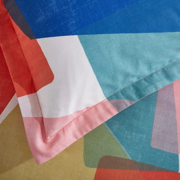 Elements Abstract Blocks Oxford Pillowcase 3 Elements Abstract Blocks Oxford Pillowcase - Image 3