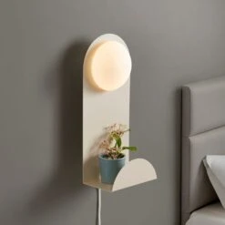 Elements Harton Shelved Wall Light 36 Elements Harton Shelved Wall Light -Dunelm 30921663 alt02