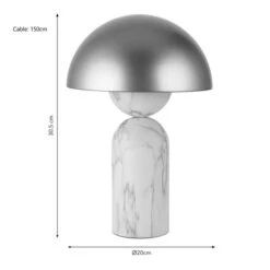 Elements Levi Touch Dimmable Table Lamp -Dunelm 30921742 alt08