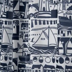 Elements Coastal Boats Shower Curtain 6 Elements Coastal Boats Shower Curtain -Dunelm 30932251 alt02
