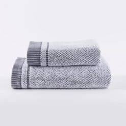 Elements Popcorn Cotton Towel 22 Elements Popcorn Cotton Towel -Dunelm 30932542 alt02