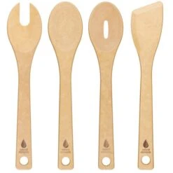 Natural Elements Reusable Wood Fibre Kitchen Utensil Set -Dunelm 30942739 alt03