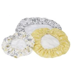 Set Of 3 Reusable Stretchable Cloth Bowl Covers -Dunelm 30948736 alt03